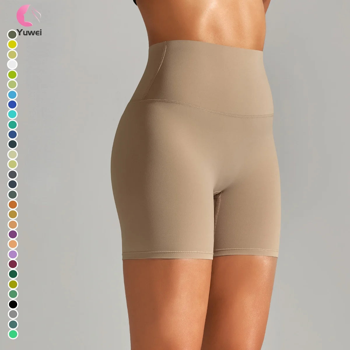 High Waist Butt-Lifting Yoga Shorts