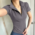 Slim Fit Zip-Up Training Top