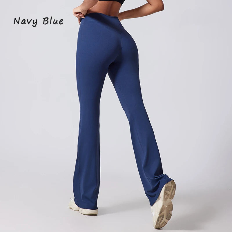High Waist Flared Yoga Pants