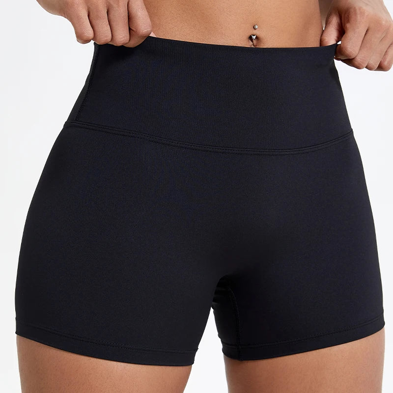 High Waist Butt-Lifting Yoga Shorts