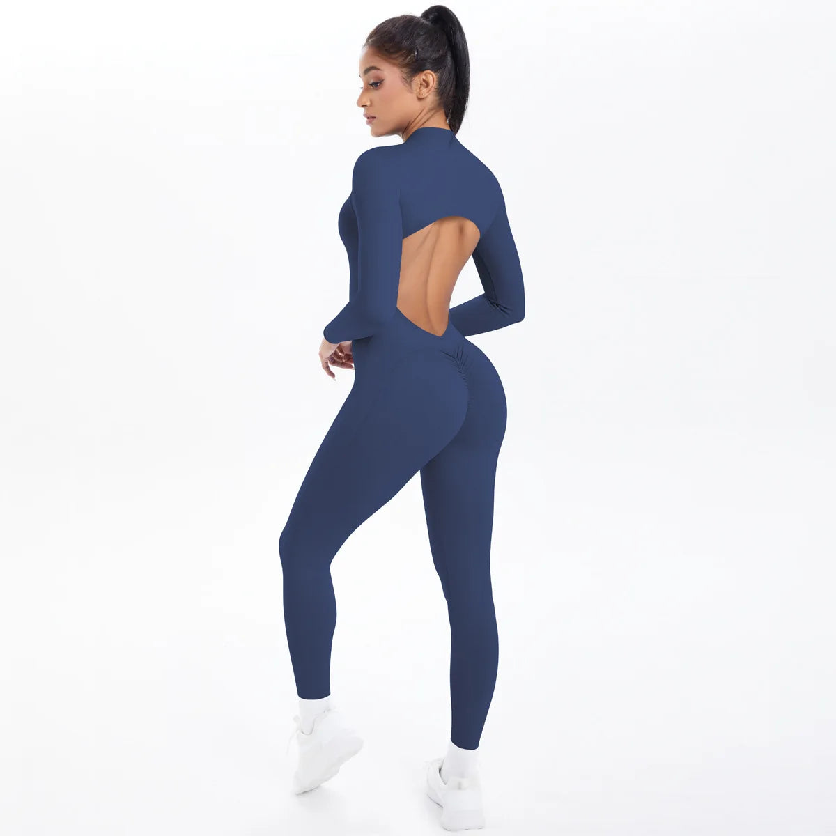 Zip-Up Yoga Jumpsuit