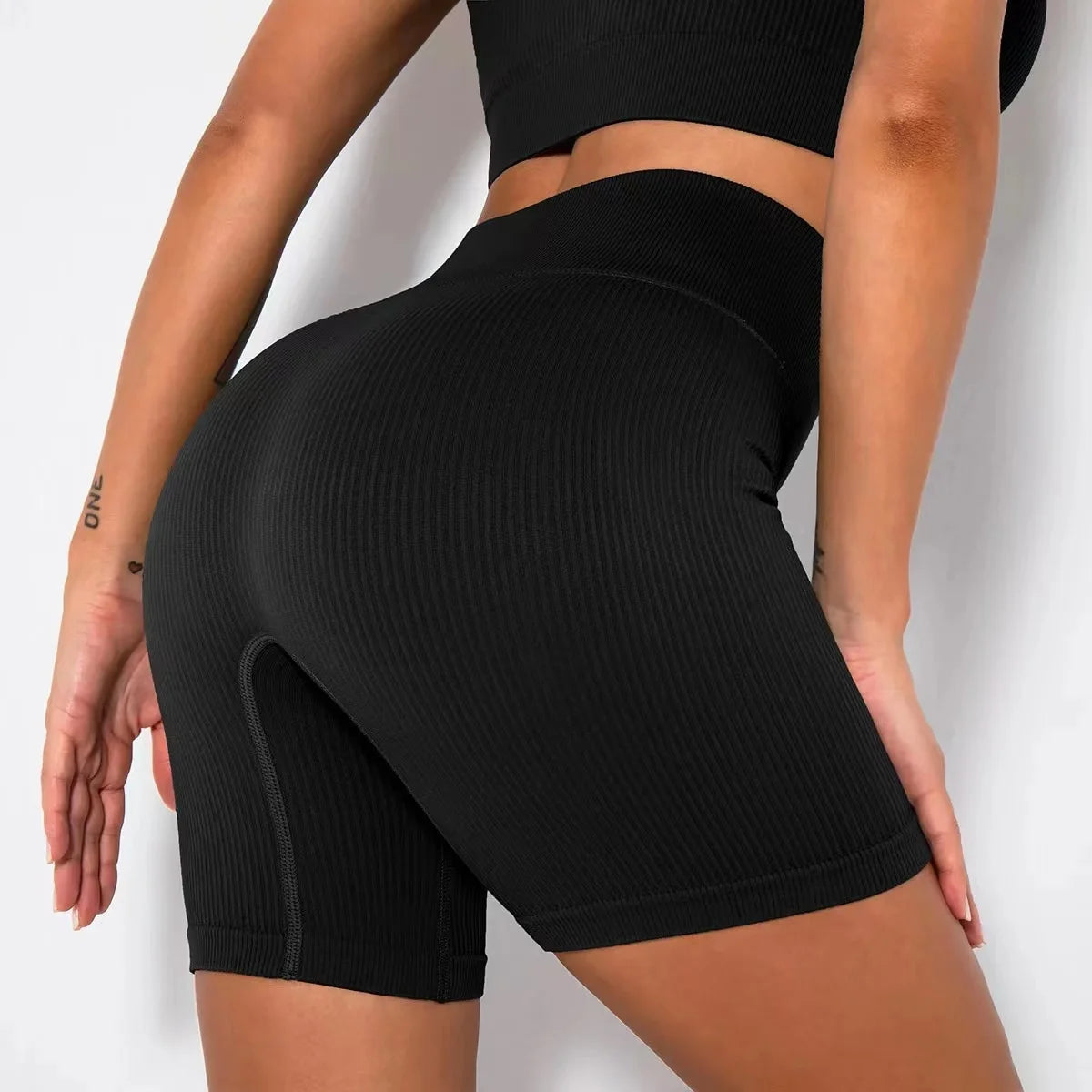 High Waist Push-Up Yoga Shorts