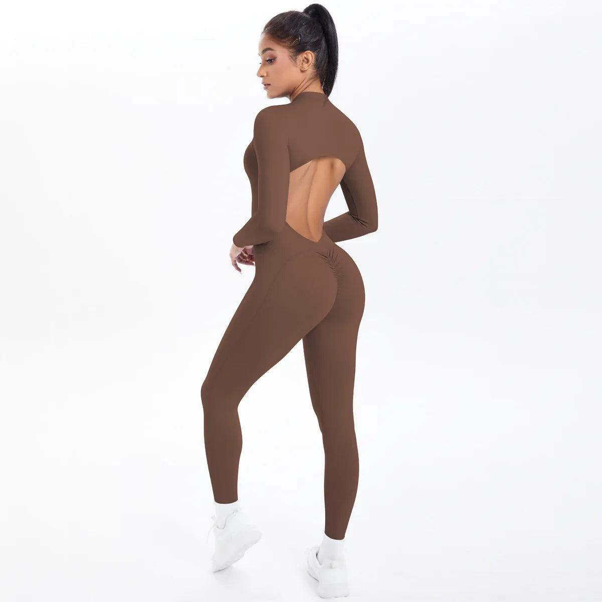Zip-Up Yoga Jumpsuit