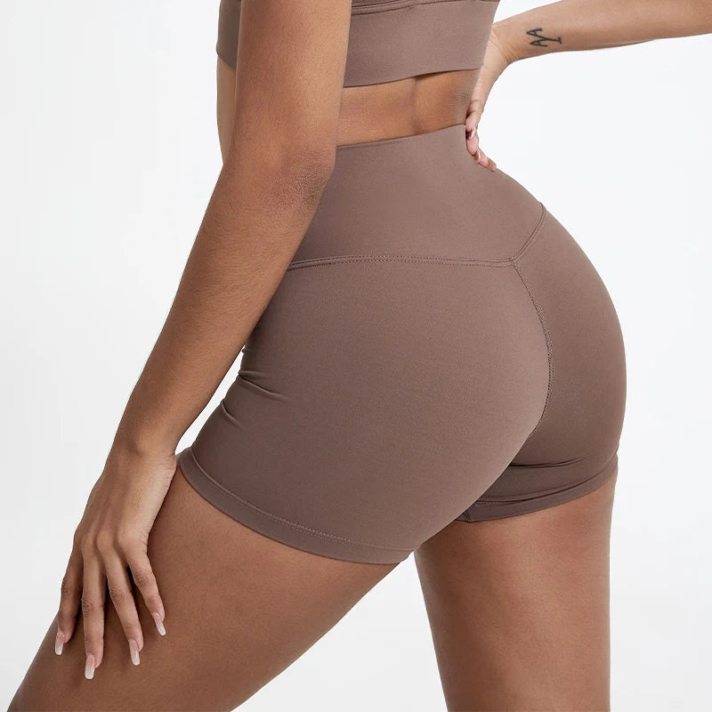 High Waist Butt-Lifting Yoga Shorts