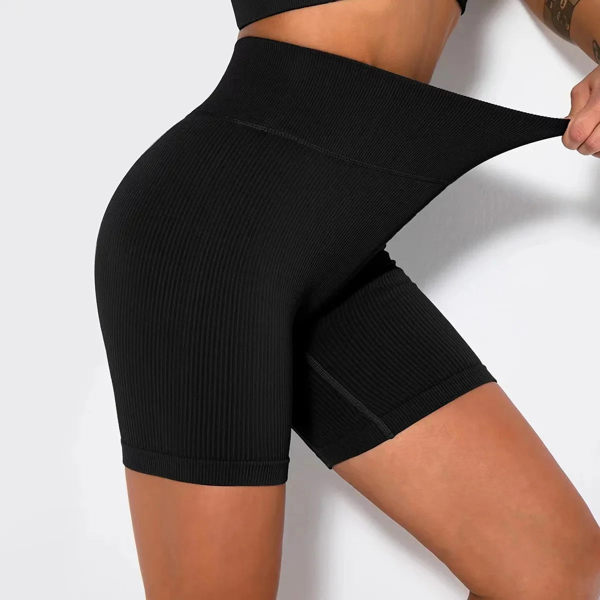 High Waist Push-Up Yoga Shorts
