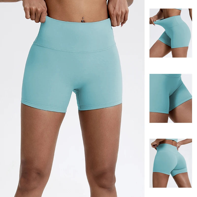 High Waist Butt-Lifting Yoga Shorts