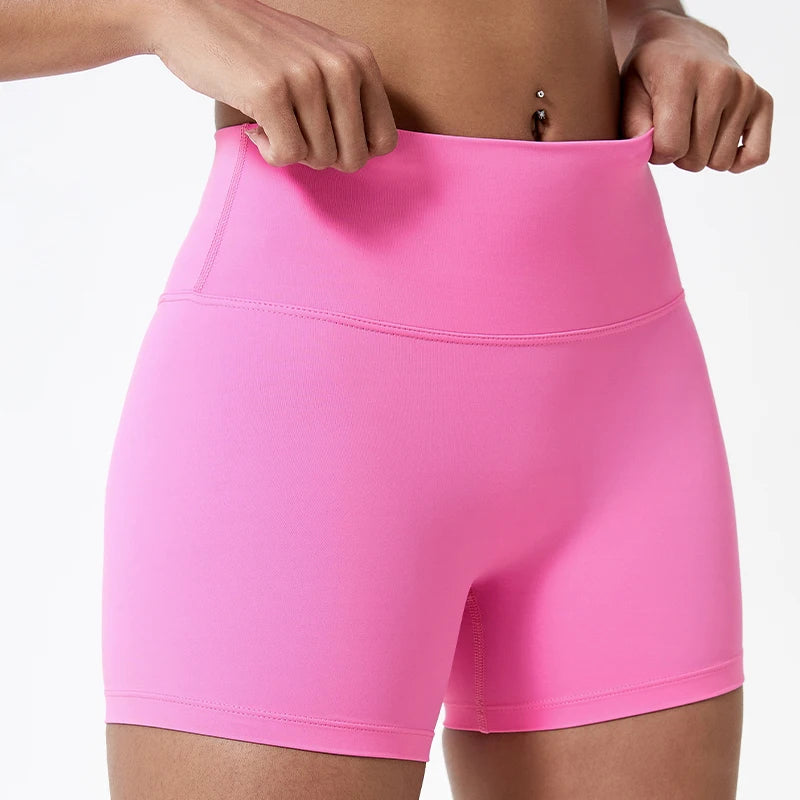 High Waist Butt-Lifting Yoga Shorts