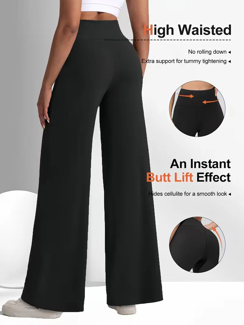 Women’s High-Waist Wide Leg Yoga Pants