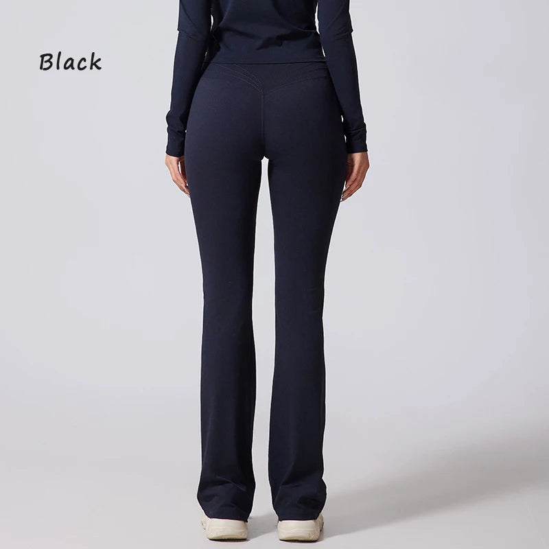 High Waist Flared Yoga Pants